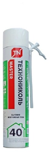 Пена монтажная Технониколь бытовая 40 (трубка) (Продажа от ящика - 12шт) 1 Пена монтажная Технониколь бытовая 40 (трубка) (Продажа от ящика - 12шт) 1